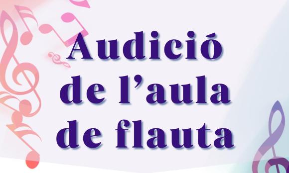 Audició aula de flauta