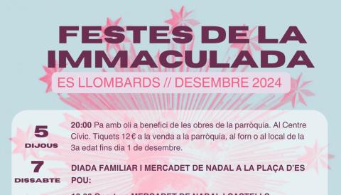 PROGRAMA FESTES IMMACULADA ES LLOMBARDS 2024