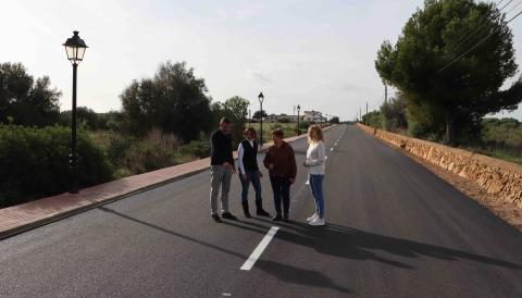 Finalitzades les obres d’asfaltatge a l’avinguda des Sementer de Cala d’Or