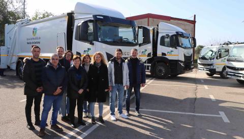 Presentats els nous vehicles per a la recollida selectiva porta a porta del municipi de Santanyí