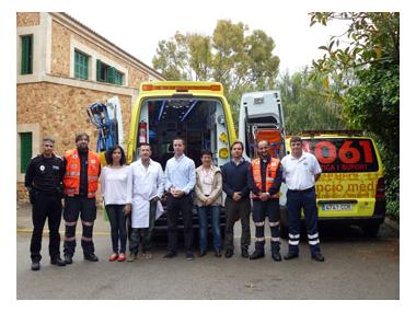La incorporació de l’ambulància al municipi de Santanyí millora el temps de resposta en més de 10 minuts a les emergències