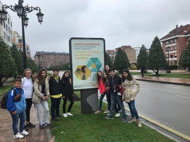 Tres alumnes de Santanyí participen a la V Trobada de Ciutats Amigues de la Infància a Oviedo