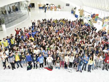 Tres alumnes de Santanyí participen a la V Trobada de Ciutats Amigues de la Infància a Oviedo