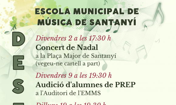 Escola Municipal de Música de Santanyí desembre 2022