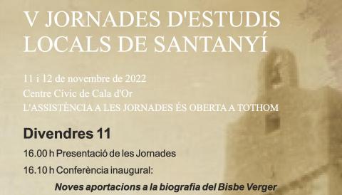 V Jornades d'Estudis Locals de Santanyí 2022