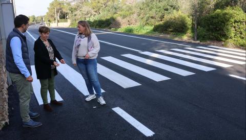 ACABADES OBRES ASFALTAGE ENTRADA CALA FIGUERA