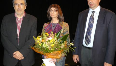 Montserrat Garcia de Barcelona, guanyadora del XXV Certamen de Poesia Bernat Vidal i Tomàs de Santanyí