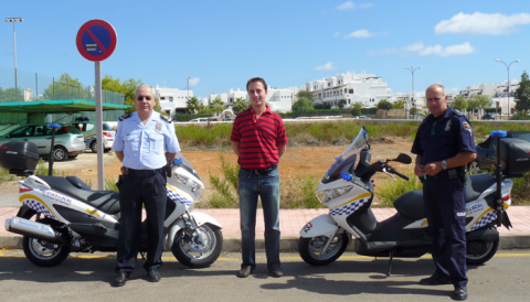 La Unitat de la Policia local de Cala d’Or estrena dues motocicletes noves