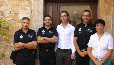 Dos nous oficials de la Policia Local de Santanyí prenen possessió en el seu càrrec  