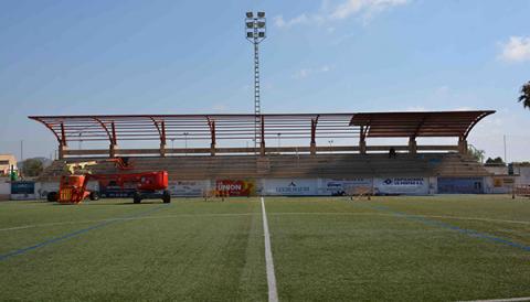 L’Ajuntament inverteix 50.000 en la nova coberta del camp de futbol de Santanyí